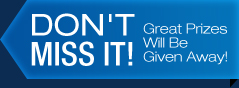 Don't Miss It! Great Prizes Wil Be Given Away!